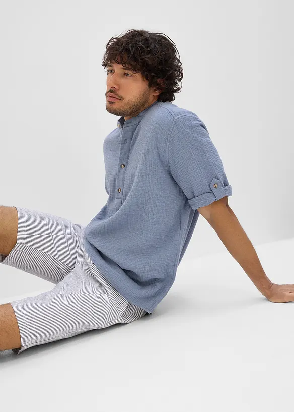 Maglia a maniche corte in mussola leggera, bonprix