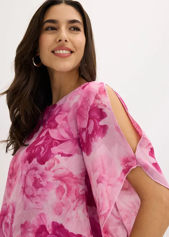 Blusa asimmetrica a pi&ugrave; veli, bonprix