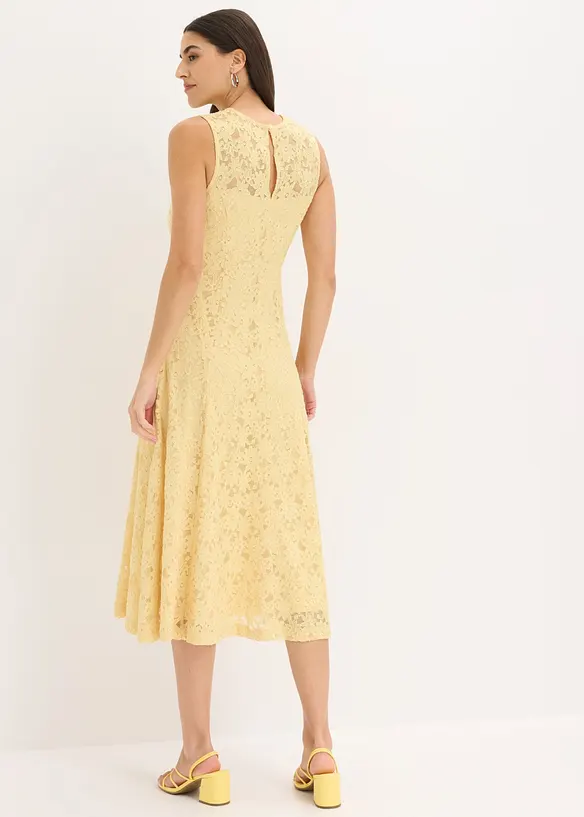 Abito midi in pizzo, bonprix