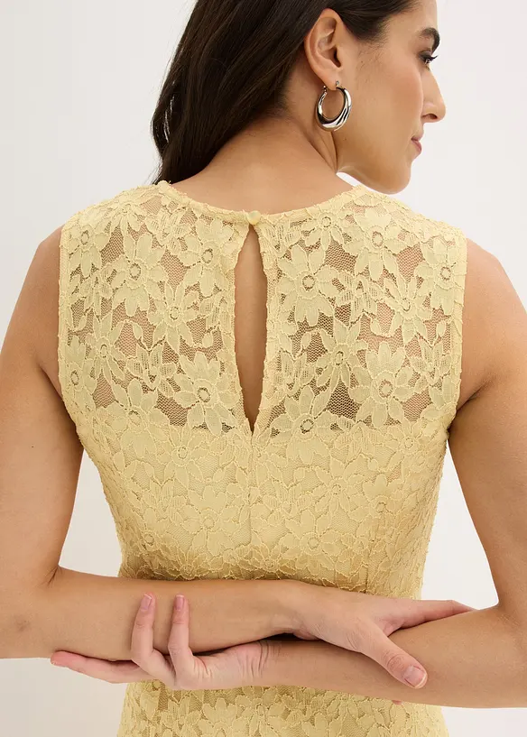 Abito midi in pizzo, bonprix