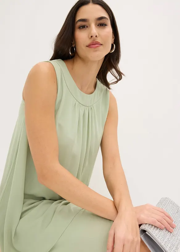Abito in chiffon con effetto a strati, bonprix