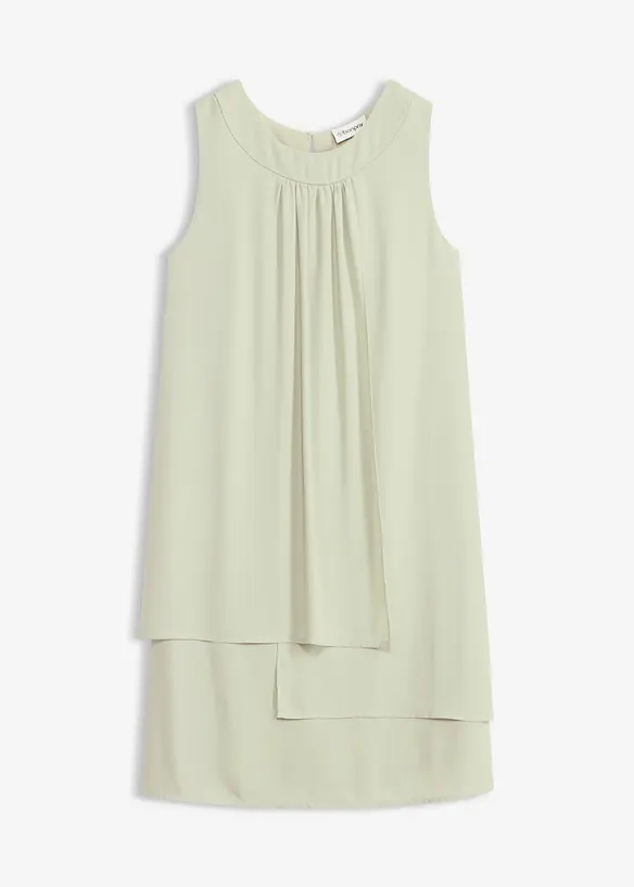 Abito in chiffon con effetto a strati, bonprix