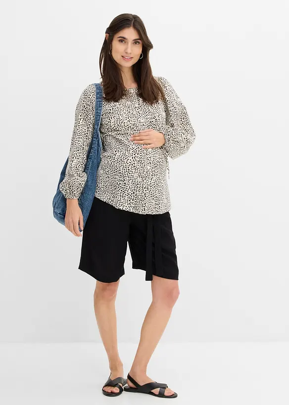 Bermuda pr&eacute;maman in viscosa leggera, loose fit, bonprix