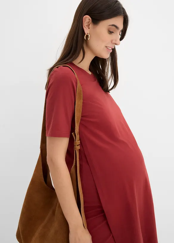 Abito pr&eacute;maman / da allattamento 2 in 1 in cotone biologico, bonprix