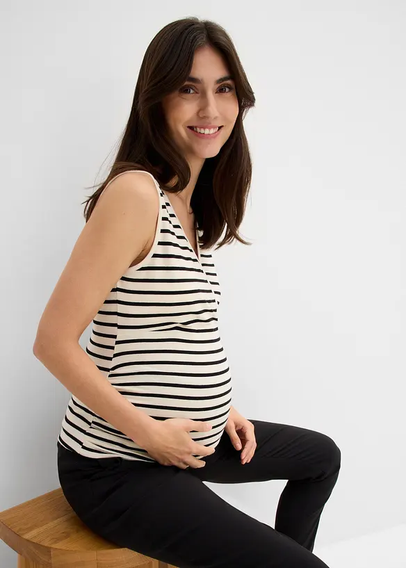 Top pr&eacute;maman / da allattamento 2 in 1 (pacco da 2), bonprix