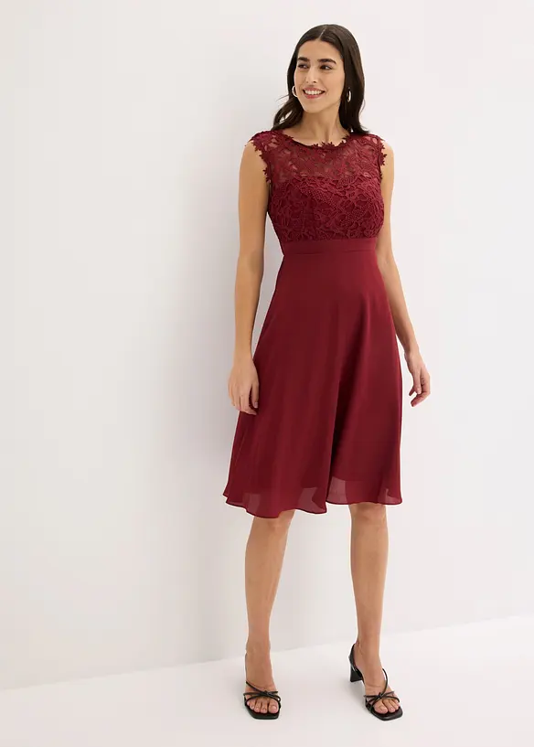 Miniabito con pizzo, bonprix