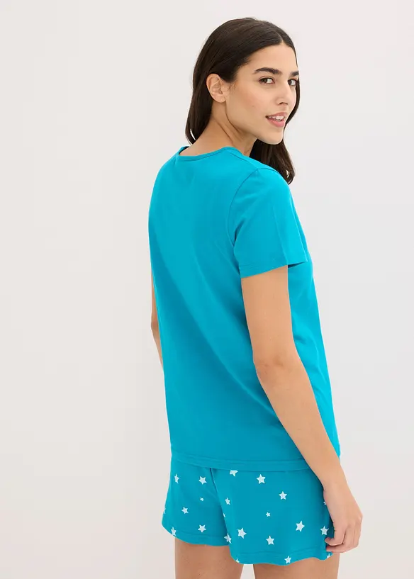 Pigiama estivo in puro cotone (pacco da 2), bonprix
