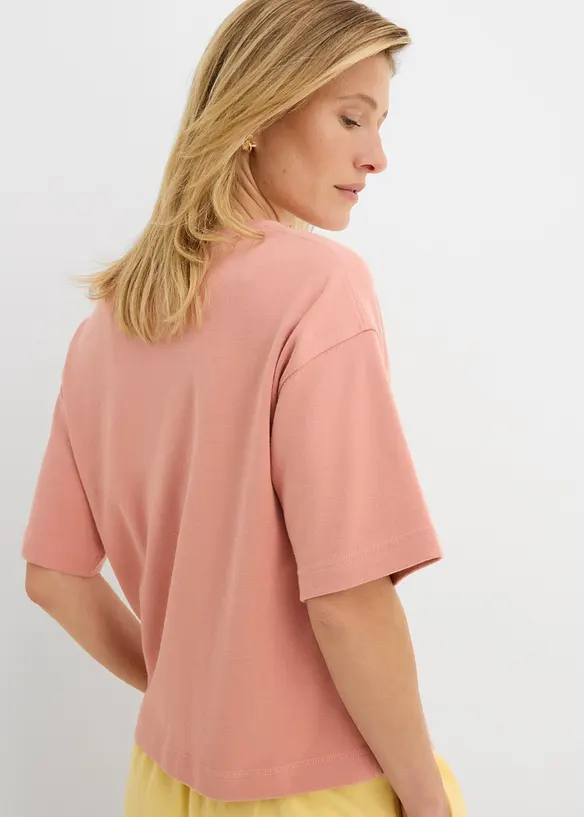 T-shirt boxy in cotone biologico pesante, bonprix