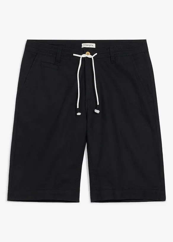 Bermuda in fresco misto lino, regular fit, bonprix