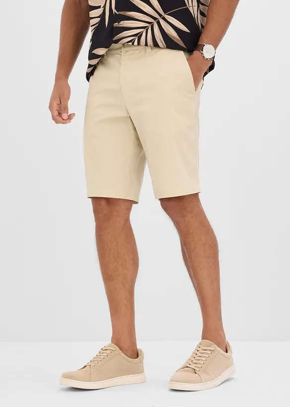 Bermuda chino elasticizzati, regular fit (pacco da 2), bonprix