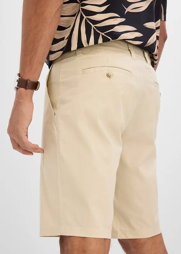 Bermuda chino elasticizzati, regular fit (pacco da 2), bonprix