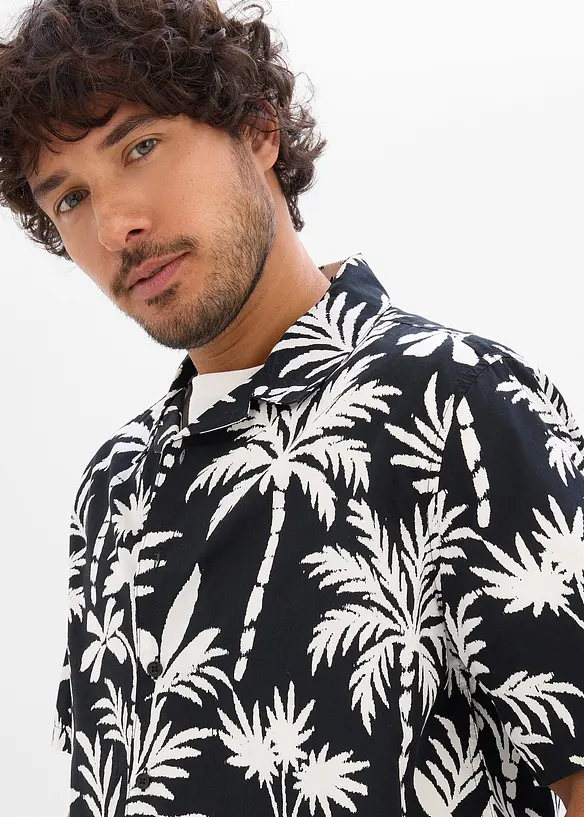 Camicia a maniche corte in puro cotone biologico, bonprix