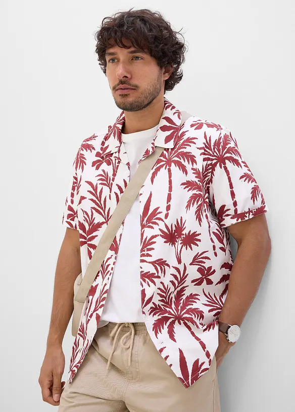 Camicia a maniche corte in puro cotone biologico, bonprix
