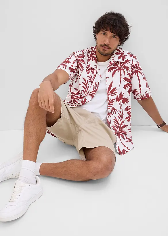 Camicia a maniche corte in puro cotone biologico, bonprix