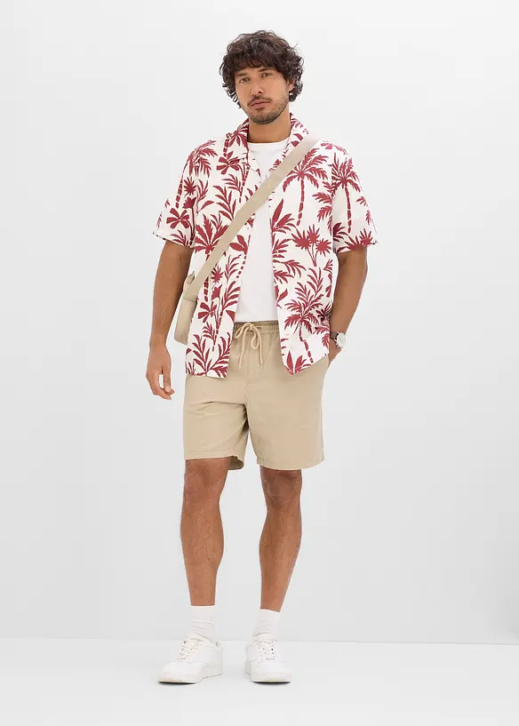 Camicia a maniche corte in puro cotone biologico, bonprix