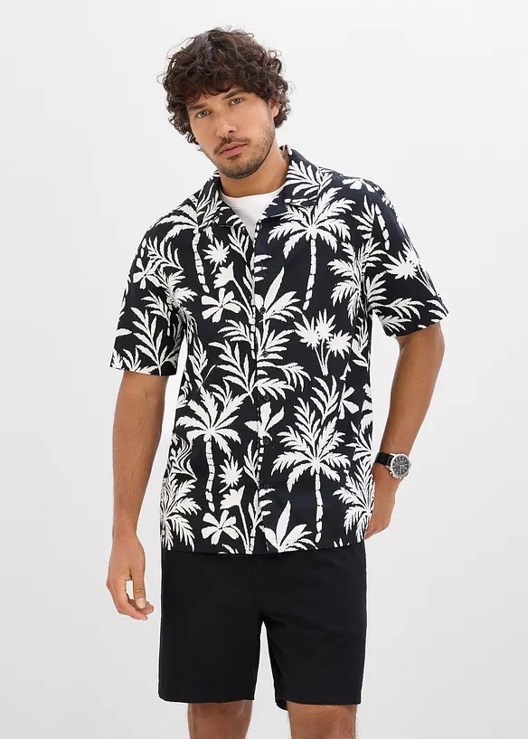 Camicia a maniche corte in puro cotone biologico, bonprix