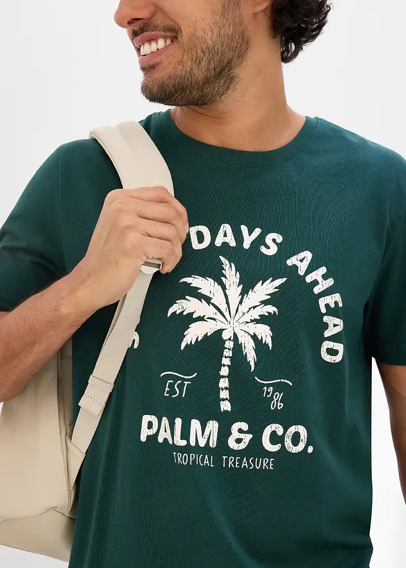 T-shirt in puro cotone, bonprix