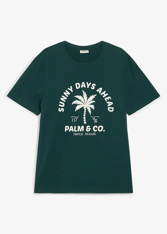 T-shirt in puro cotone, bonprix