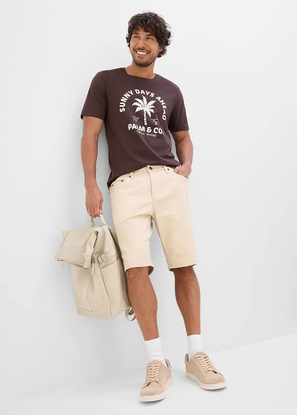T-shirt in puro cotone, bonprix