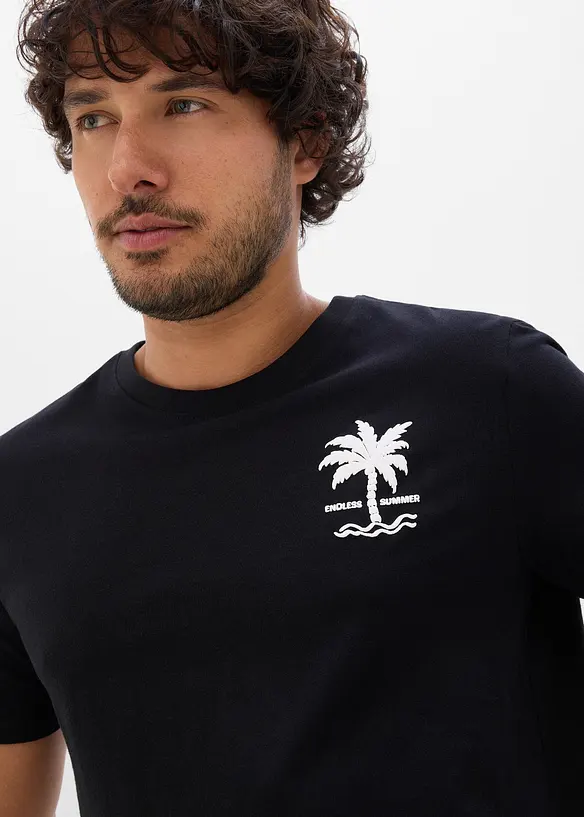 T-shirt in puro cotone, bonprix