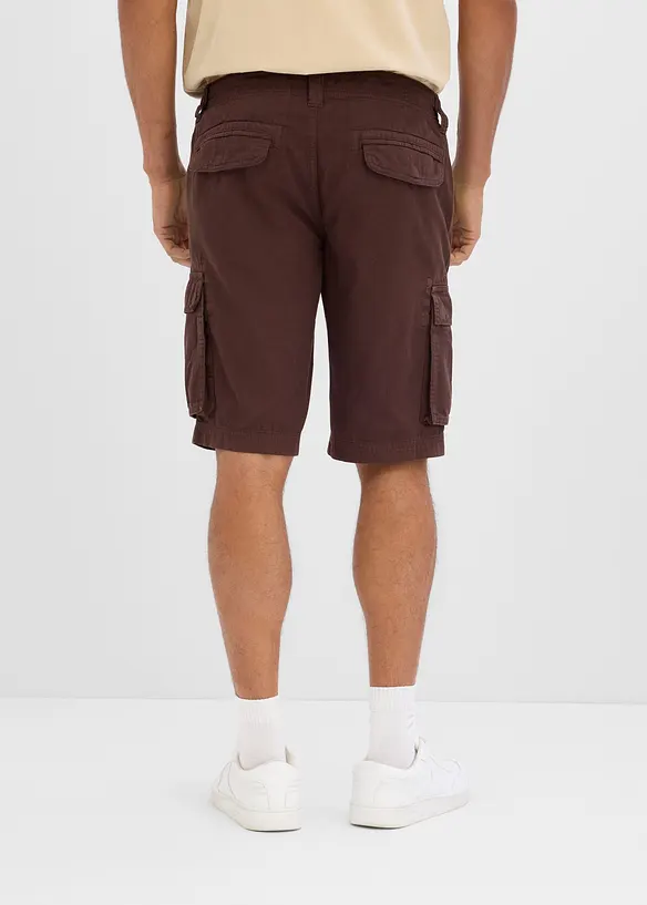 Bermuda leggeri in denim colorato con elastico in vita, relaxed fit, bonprix