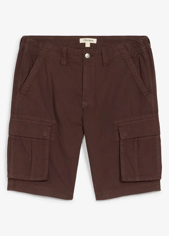 Bermuda leggeri in denim colorato con elastico in vita, relaxed fit, bonprix