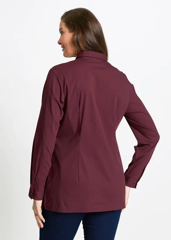 Camicetta elasticizzata lunga, bonprix