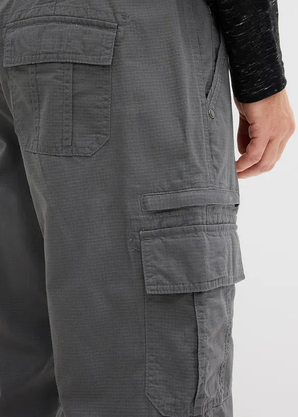 Bermuda cargo lunghi in puro cotone, regular fit, bonprix