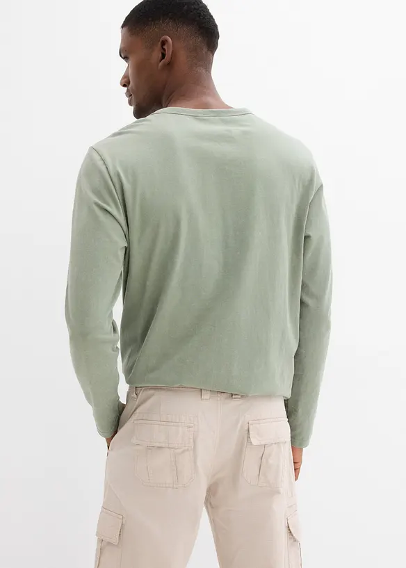 Bermuda cargo lunghi in puro cotone, regular fit, bonprix