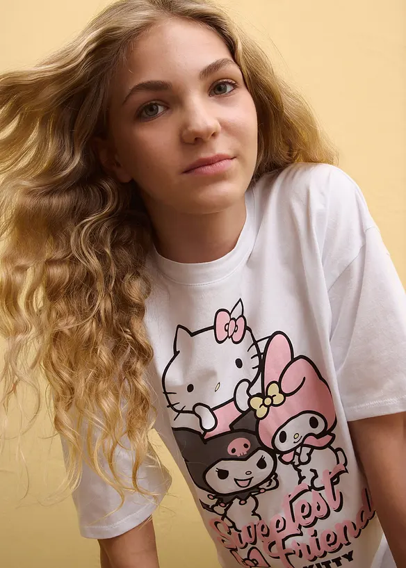 Maxi maglia Hello Kitty in puro cotone, Hello Kitty