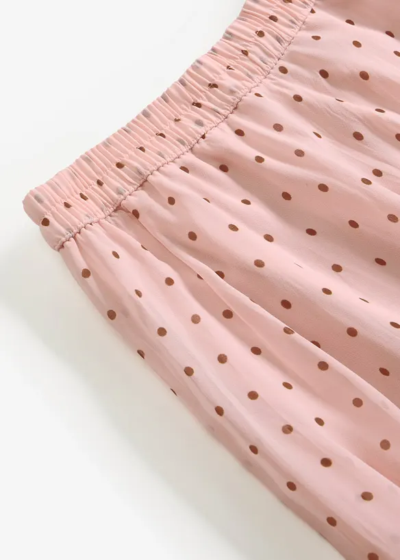 Gonna in chiffon con effetto stropicciato, bonprix