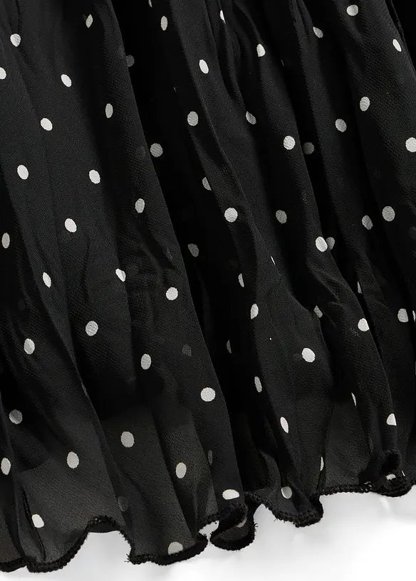 Gonna in chiffon con effetto stropicciato, bonprix