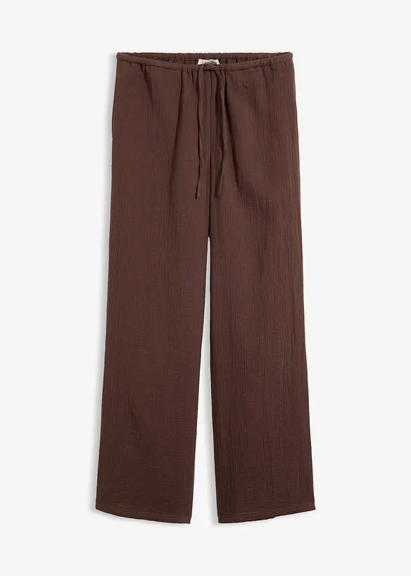Pantaloni in mussola morbida, bonprix