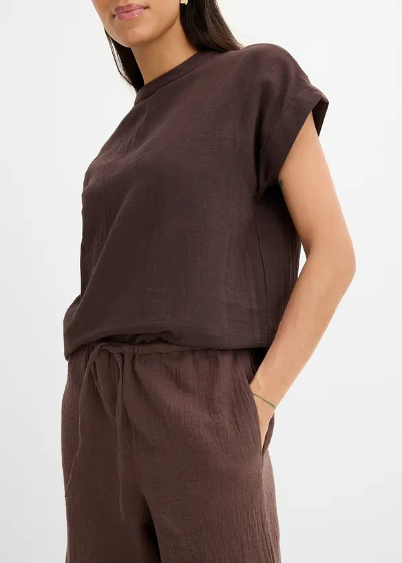 Pantaloni in mussola morbida, bonprix