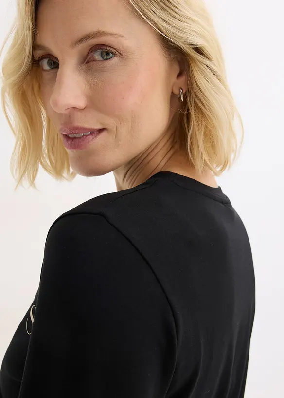 Maglia a maniche lunghe con cotone biologico, bonprix