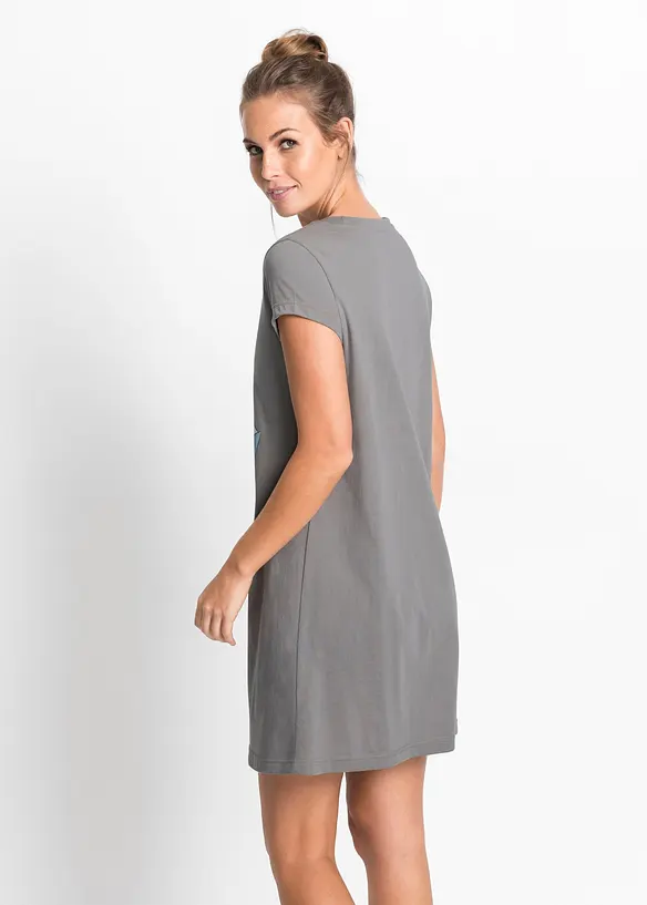 Camicia da notte corta in puro cotone biologico, bonprix