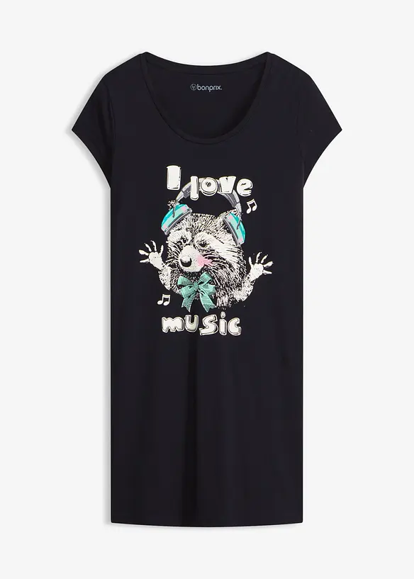 Camicia da notte corta in puro cotone biologico, bonprix