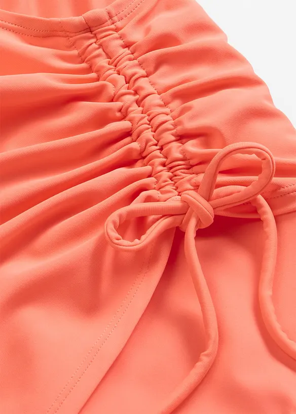 Costume intero con arricciatura ed effetto modellante leggero, bonprix