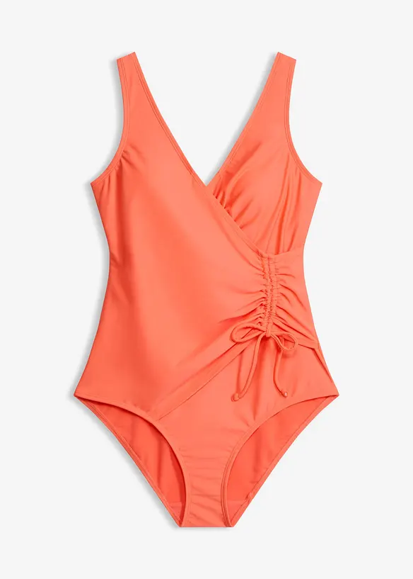 Costume intero con arricciatura ed effetto modellante leggero, bonprix