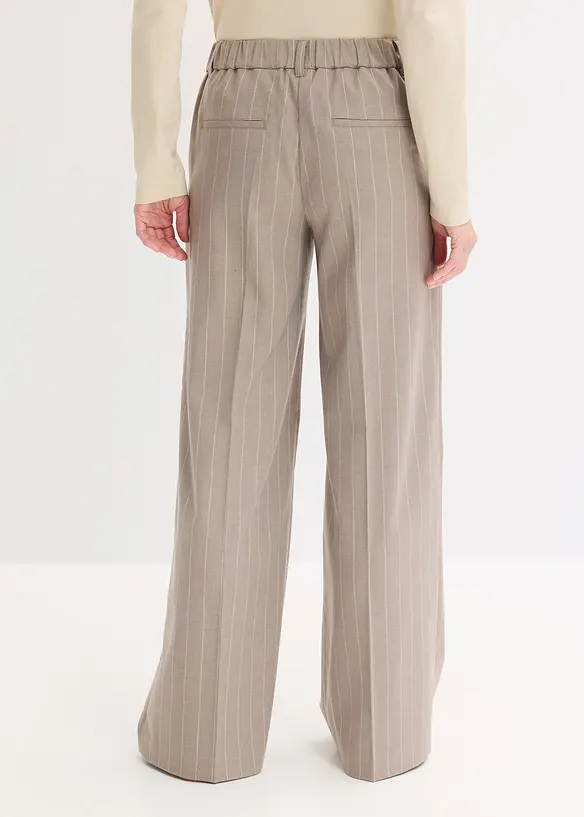 Pantaloni gessati a palazzo, bonprix