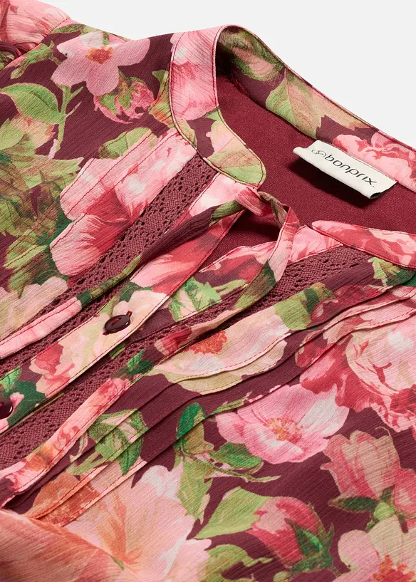 Abito tunica con pizzo, bonprix