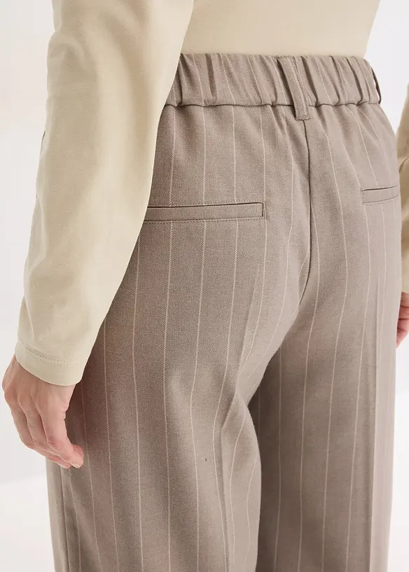 Pantaloni gessati a palazzo, bonprix