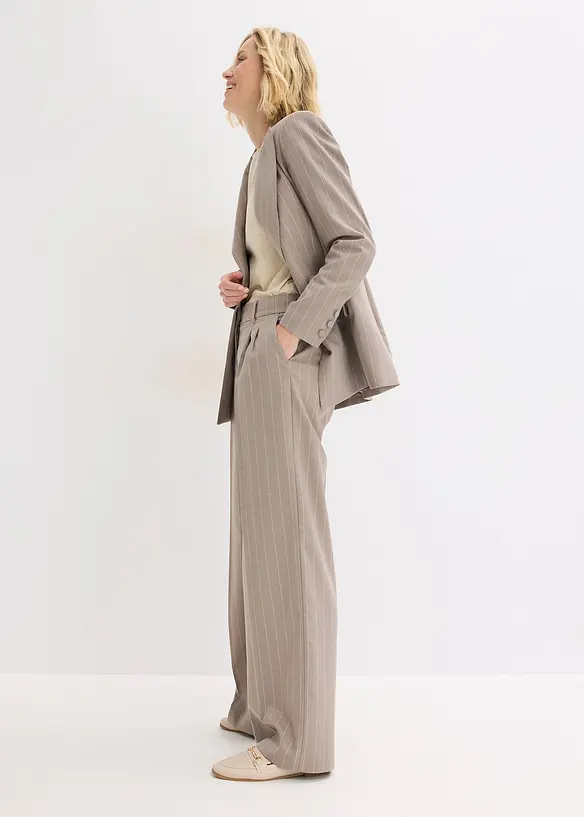 Pantaloni gessati a palazzo, bonprix