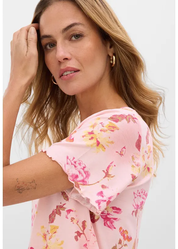 Maglia in fantasia floreale, bonprix