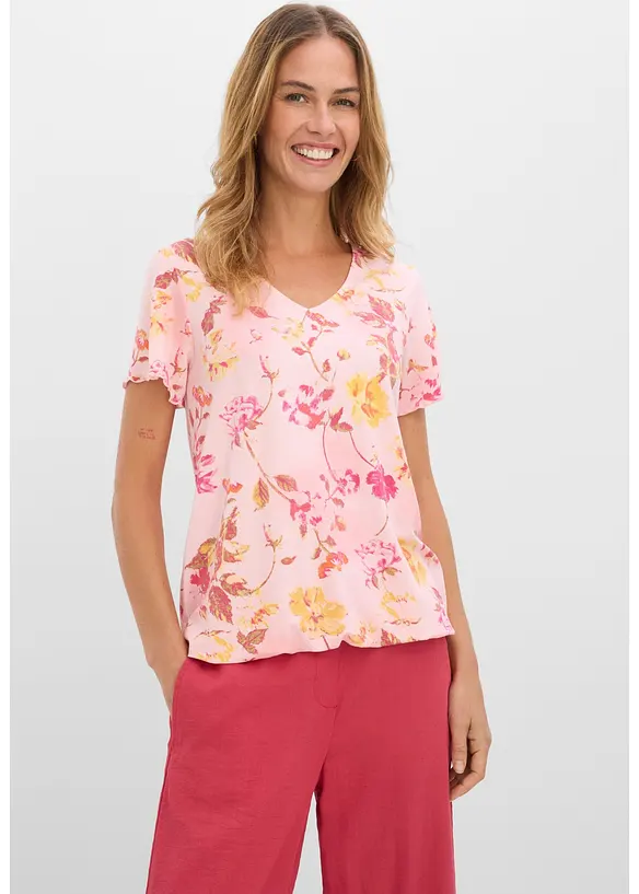 Maglia in fantasia floreale, bonprix