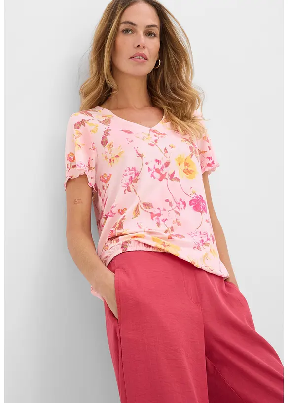 Maglia in fantasia floreale, bonprix