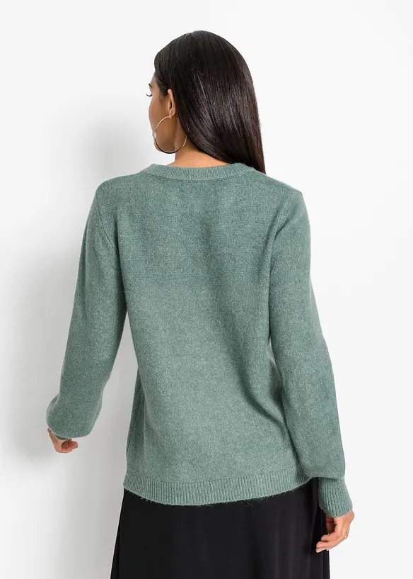 Maglione con maniche a palloncino, bonprix