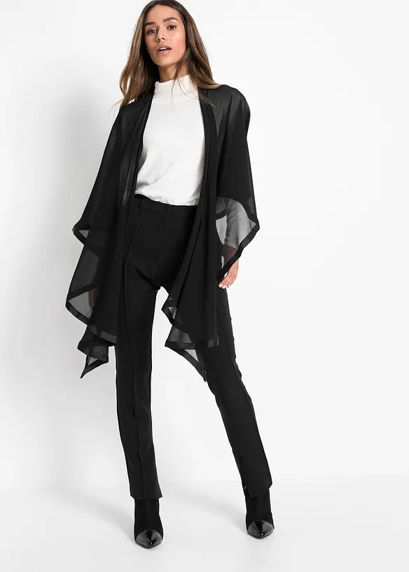 Stola con raffinato dettaglio in satin, bonprix