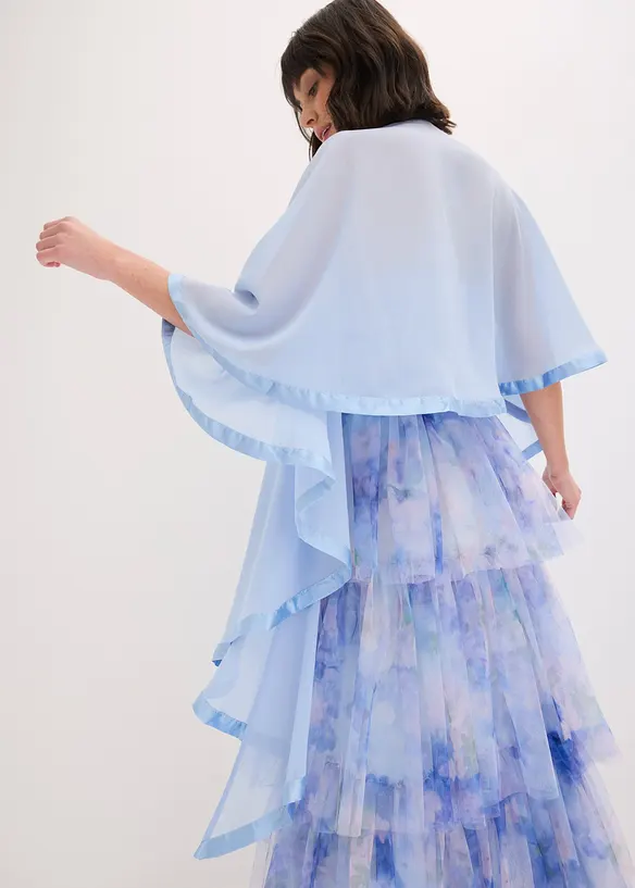 Stola con raffinato dettaglio in satin, bonprix