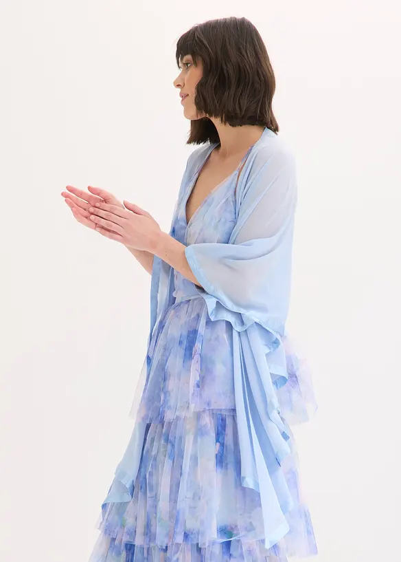 Stola con raffinato dettaglio in satin, bonprix